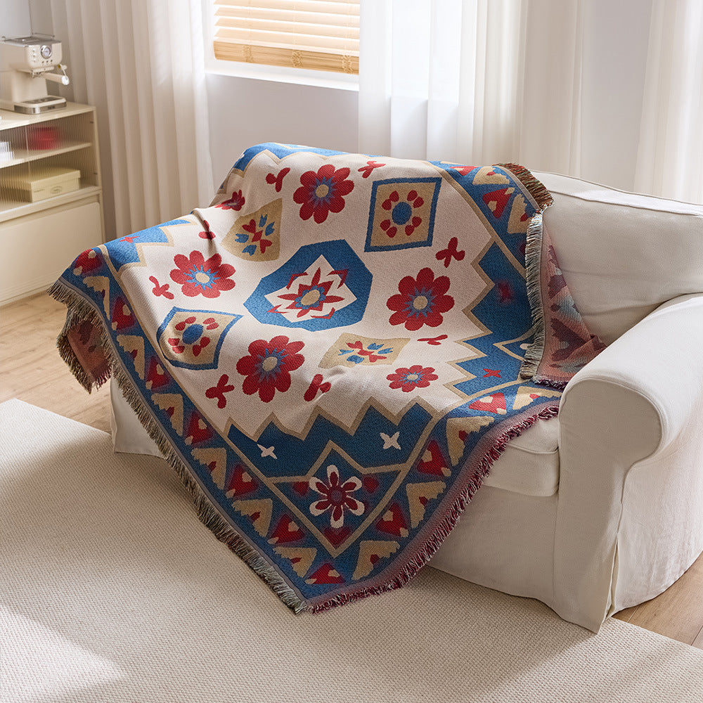 Cozy Cartoon-Themed Throw Blanket
