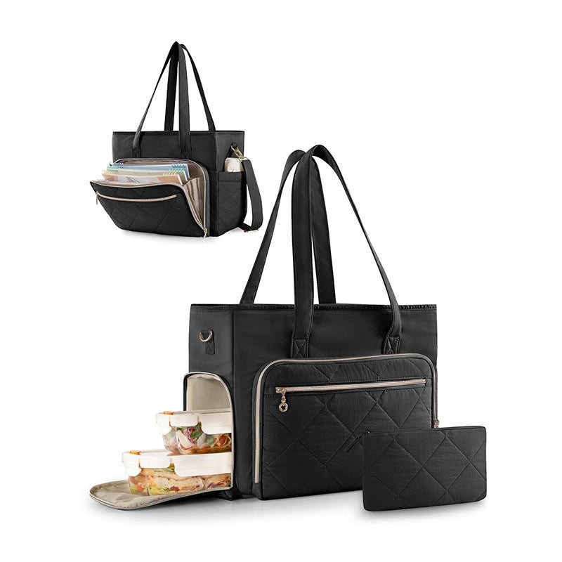 Insulated Multi-Pocket Lunch Tote Bowlift
