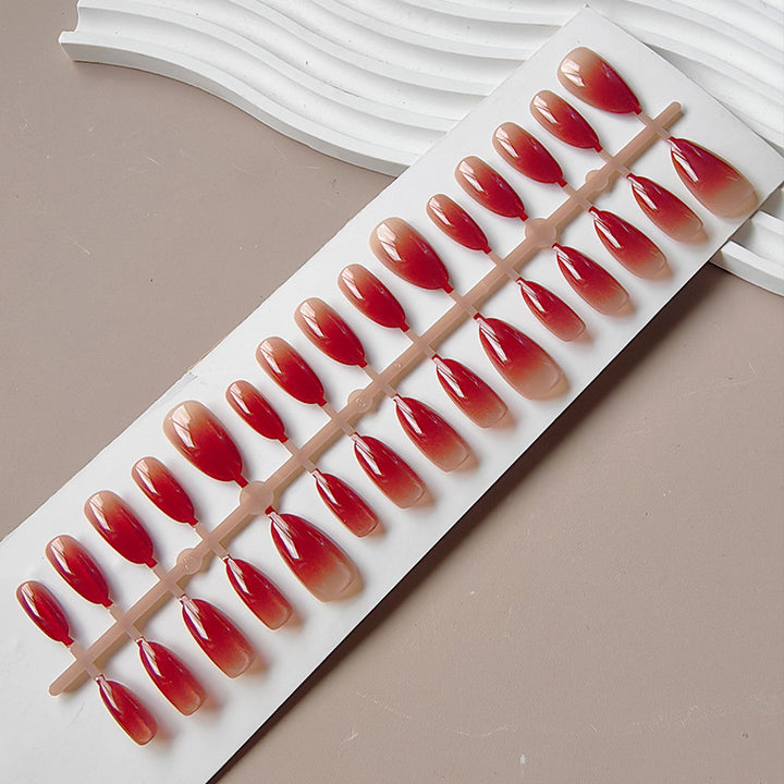 Artificial Nails in Elegant Ombre Look Bowlift