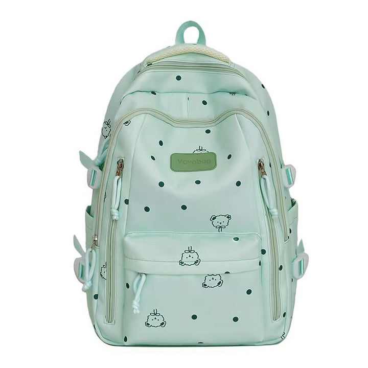 Cute Polka Dot Print Backpack Bowlift