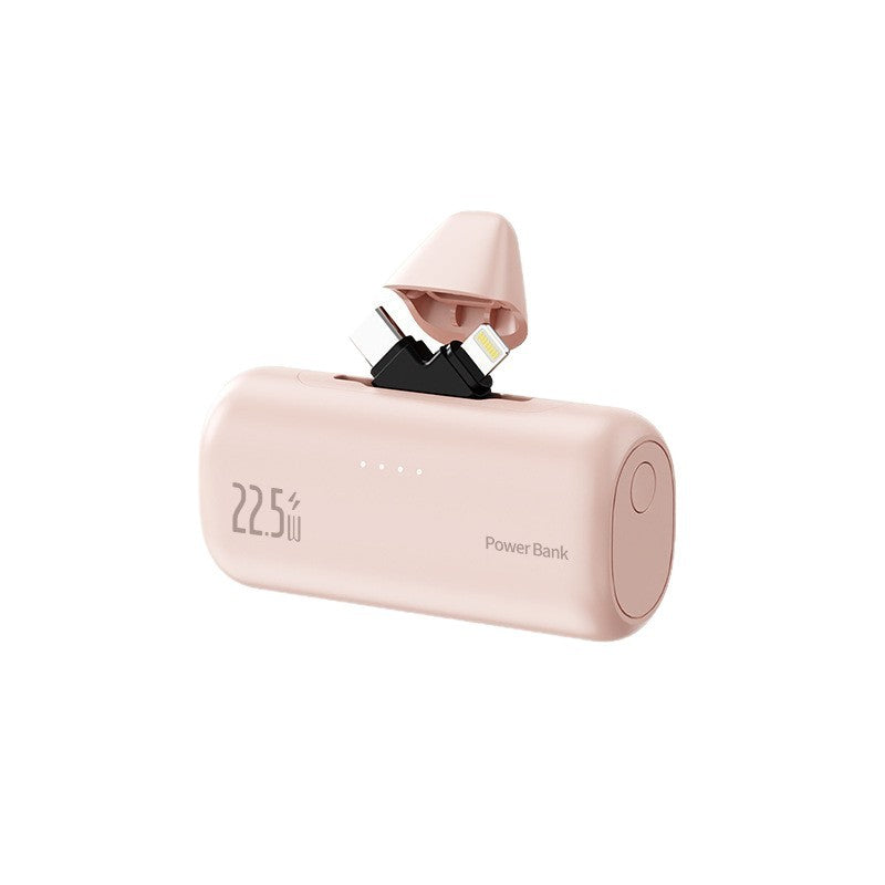 Portable power bank with integrated Lightning connector and fast charging function Bowlift