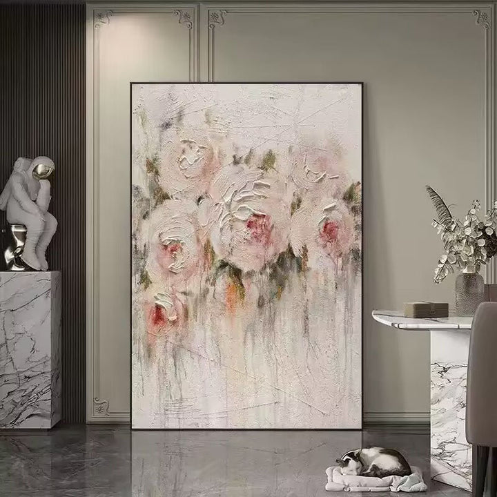 Floral Textured Wall Art