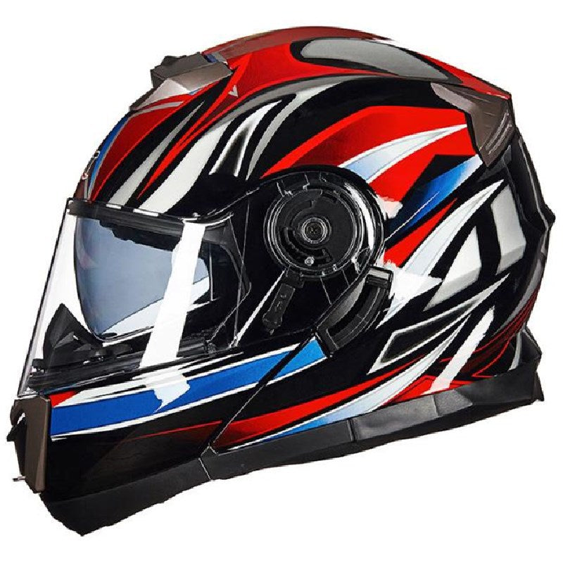 Full-Face Motorcycle Helmet with Advanced Ventilation Bowlift