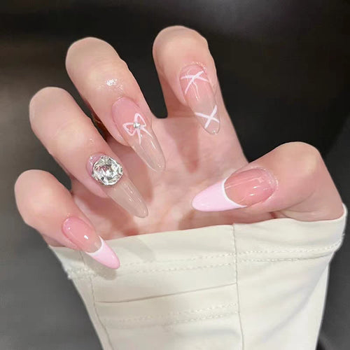 Ombre Nail Art Press-On Nails Set Bowlift