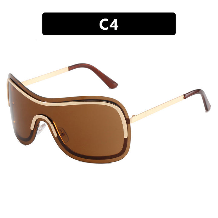 Women's sporty oversized sunglasses with elegant design Bowlift