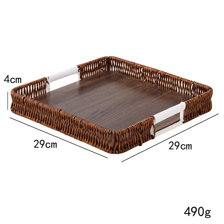Decorative Woven Serving Tray Bowlift