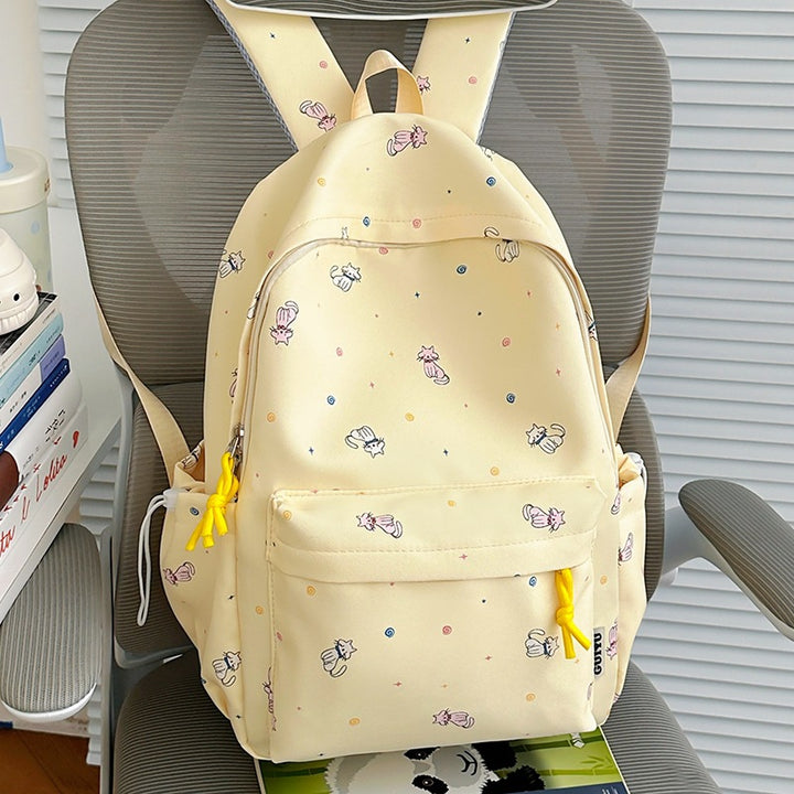 Playful Character-Themed School Backpack Bowlift