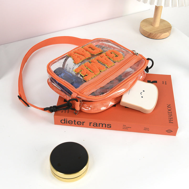 Transparent shoulder bag with clever design Bowlift