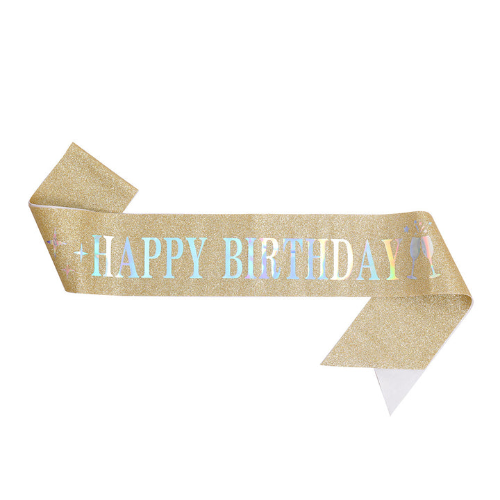 Women Funkenkrone with "Happy Birthday" lettering Bowlift