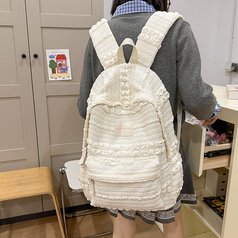 Textured Lightweight Backpack