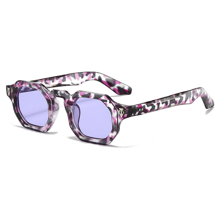 Modern Octagonal Frame Sunglasses Bowlift