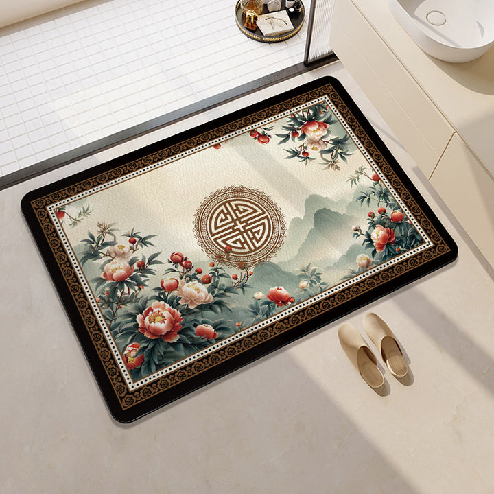 Playful Fruit-Themed Bath Mat Bowlift