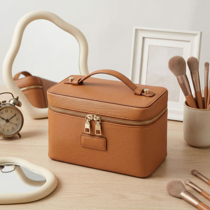Cosmetic storage bag with elegant design Bowlift