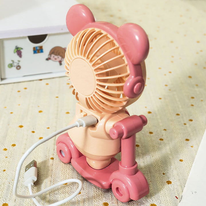 Ladies USB fan in creative animal design Bowlift