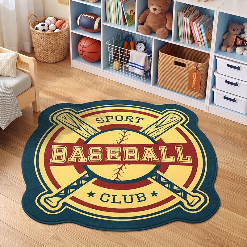 Sports-Themed Area Rug
