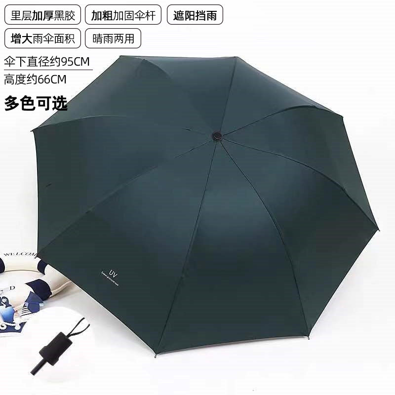 Women's Folding Umbrella with UV Protection and Sturdy Frame Bowlift