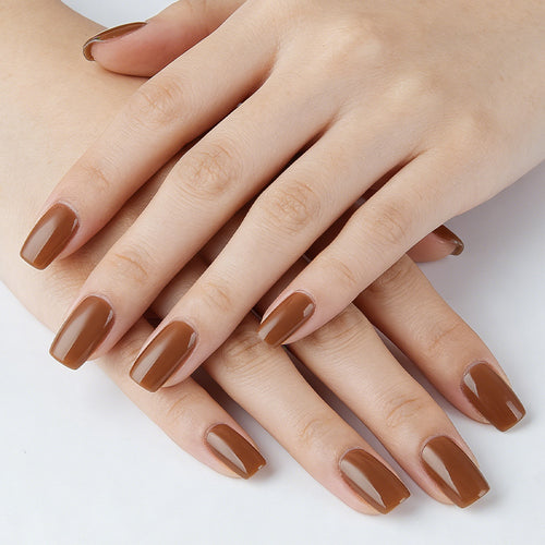 Glossy Square Tip Press-On Nails Bowlift
