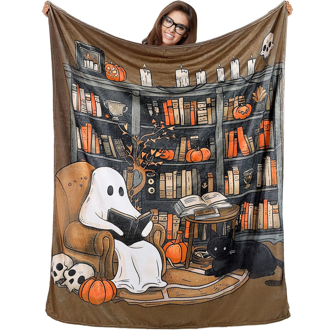 Cozy Halloween-Themed Blanket