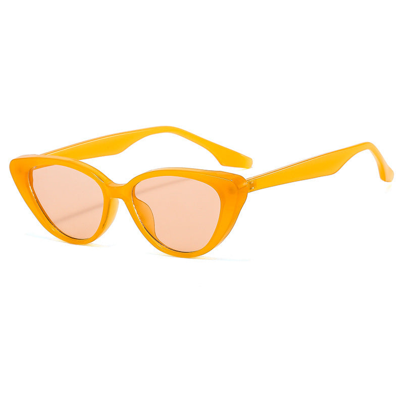 Women's Cat-Eye Sunglasses with Modern Extreme Frame Bowlift