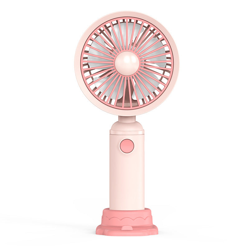 Women's Portable Hand Fan with Ergonomic Design and USB Charging Option Bowlift