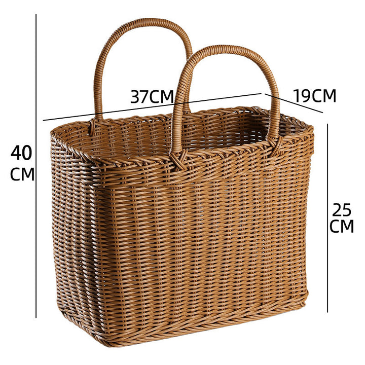 Handwoven Utility Basket Bowlift