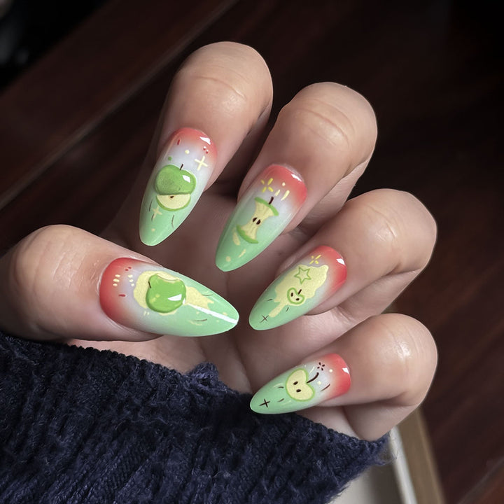 Whimsical Cute Character Press-On Nails Bowlift