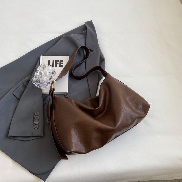 Stylish Slouchy Shoulder Bag Bowlift