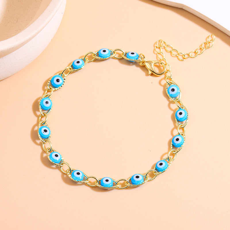 Evil Eye Charm Bracelet Bowlift 1788164291