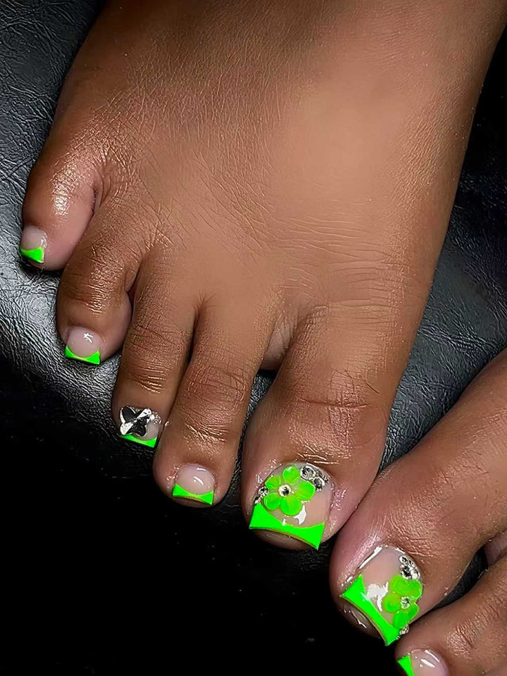 Decorative Toe Nail Art Extensions Bowlift