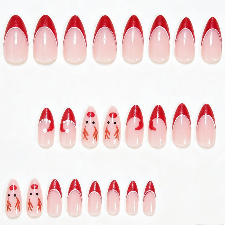Creative Holiday-Themed Nail Art Set Bowlift
