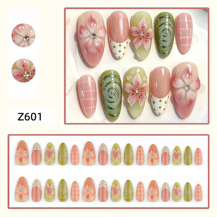Creative Flower Nail Design Bowlift
