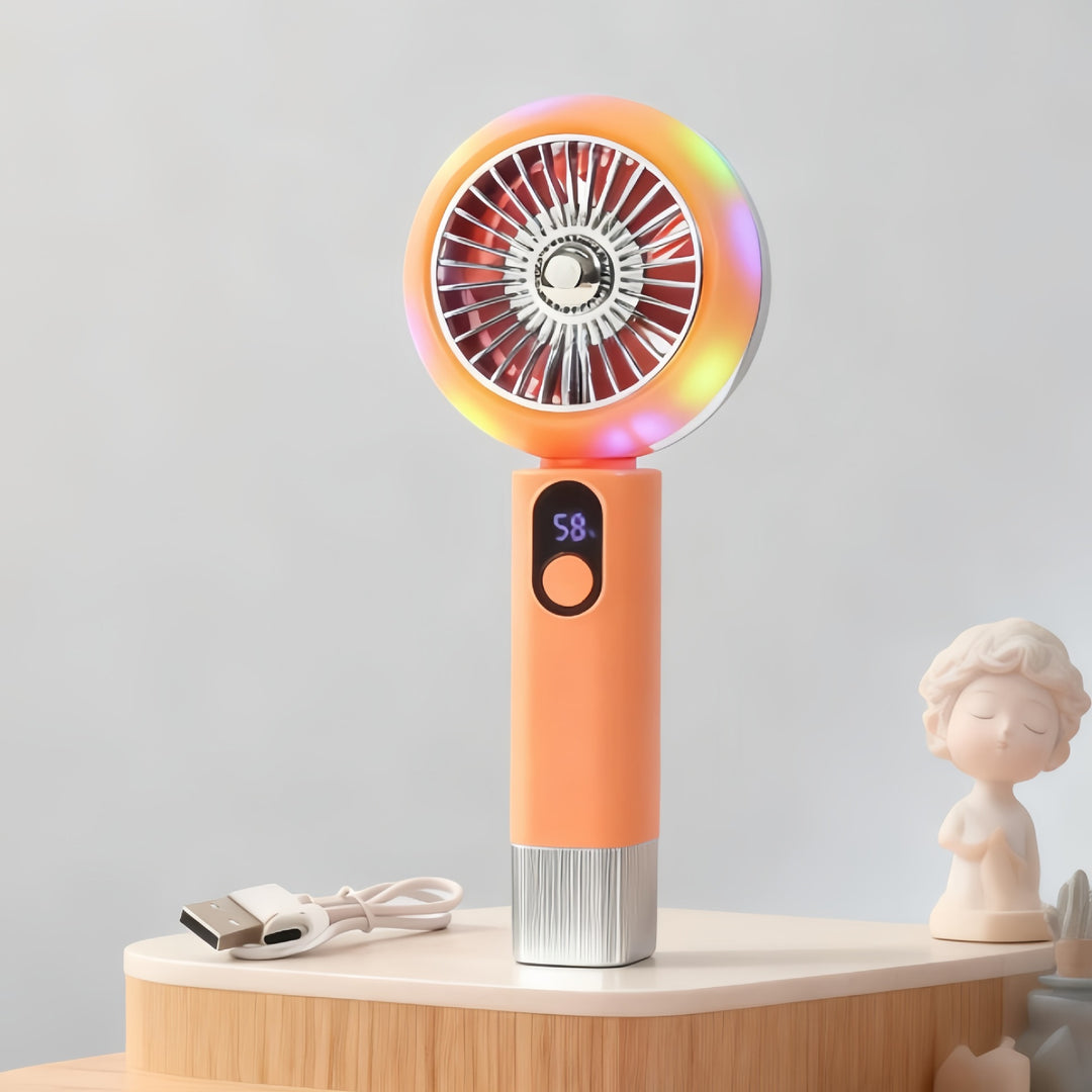 Unisex Creative Fan with integrated LED lighting Bowlift