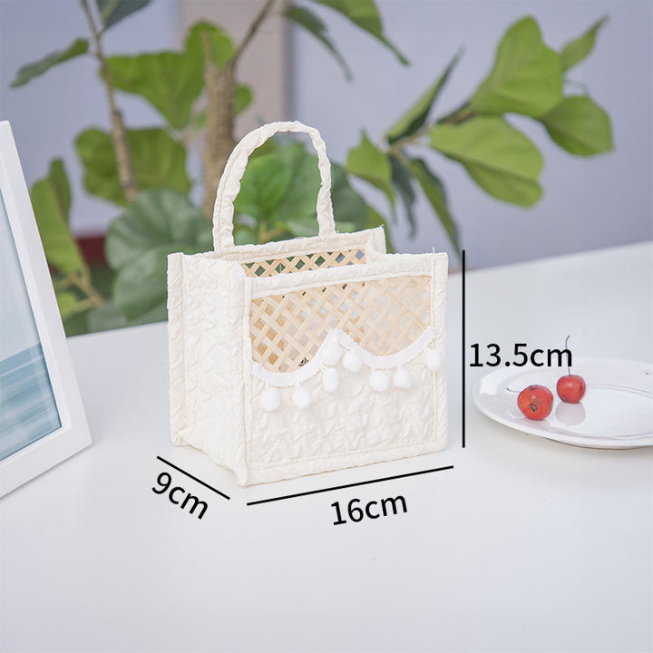 Handwoven Decorative Wall Basket Bowlift