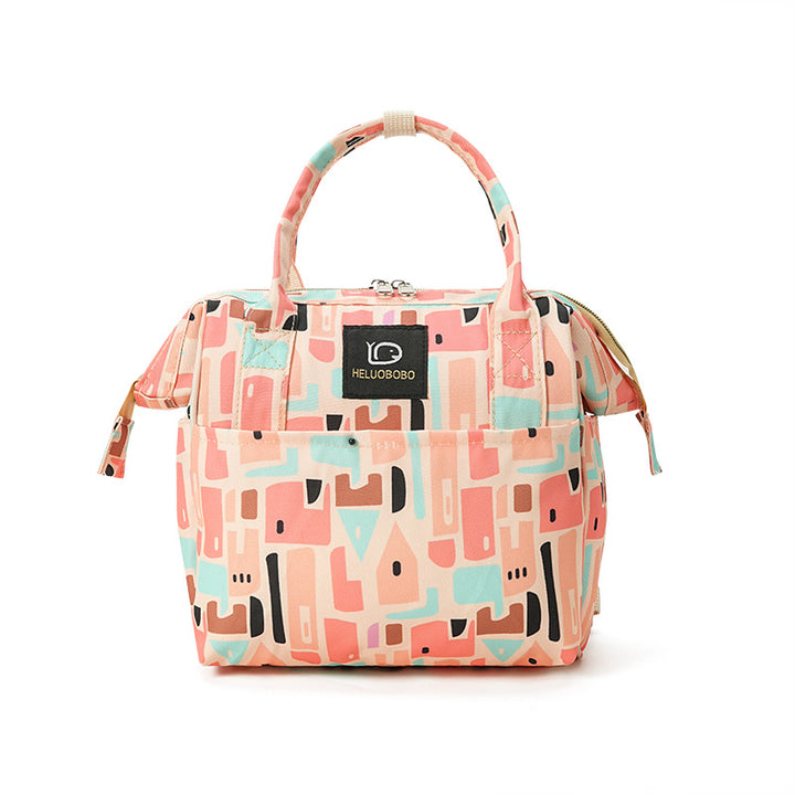 Artistic Printed Insulated Lunch Bag Bowlift