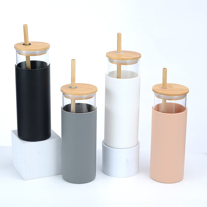 Women sustainable drinking cup with bamboo lid Bowlift