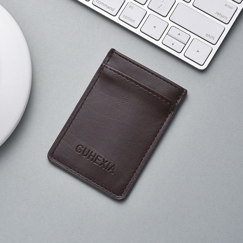 Sleek Leather Card Holder Bowlift