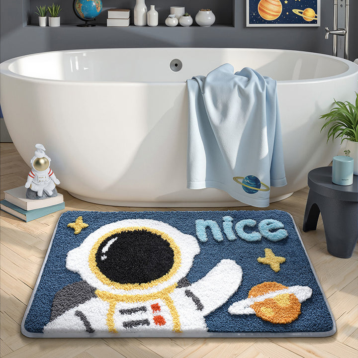 Fun Astronaut-Themed Entry Mat Bowlift