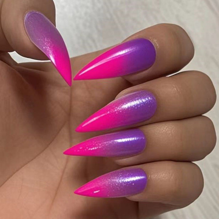 Premium Glossy Design Press-On Nails Bowlift