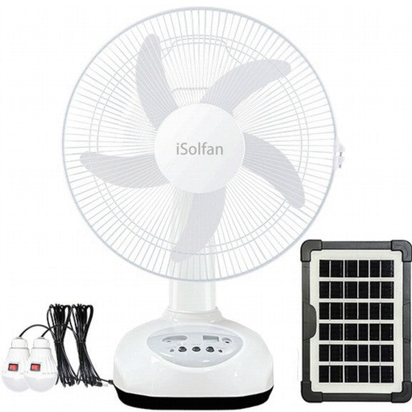 Women's Solar Powered Stand Fan with Smart Control System Bowlift