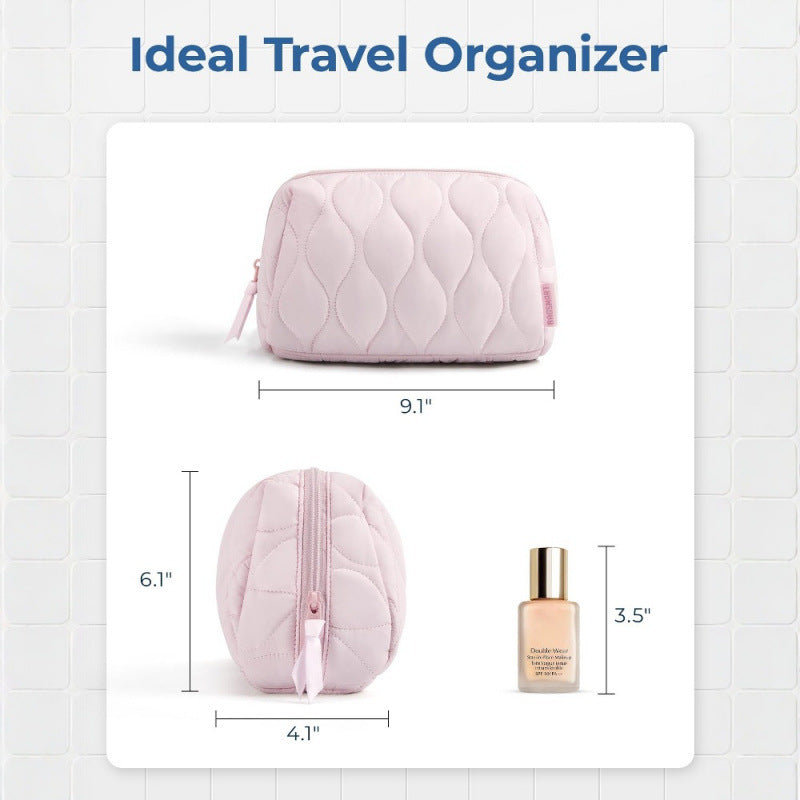 Padded Cosmetic Organizer Bag Bowlift