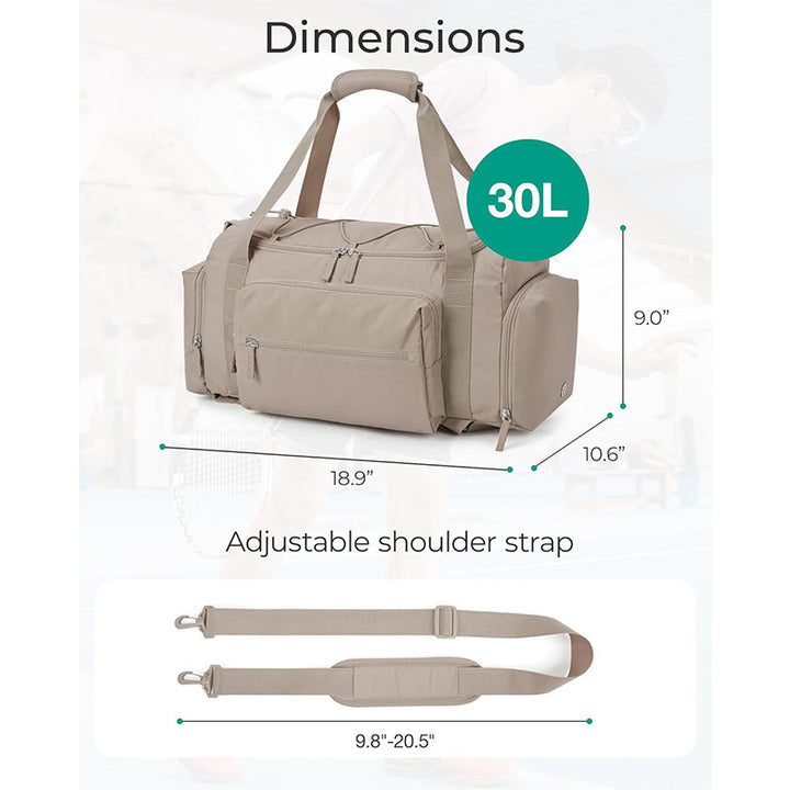Sporty Multifunctional Sports Bag Bowlift