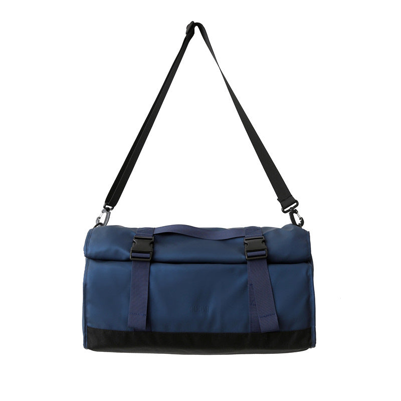 Sporty Shoulder Bag Made of Water-Repellent Material with Removable Shoulder Strap Bowlift