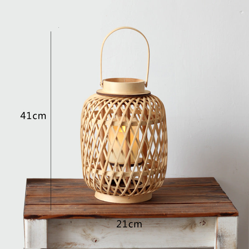 Handmade Rattan Lantern Bowlift