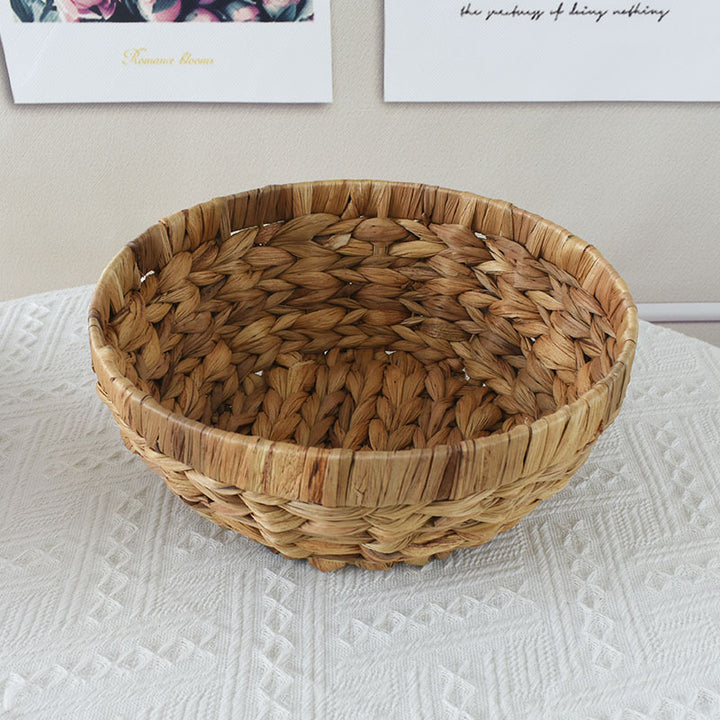 Handwoven Natural Decorative Storage Bowlift