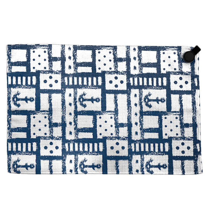 Towel with modern circular pattern Bowlift