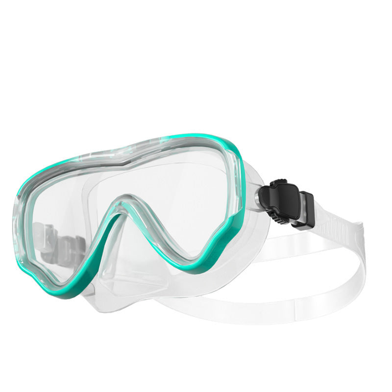 Diving mask with anti-fog technology and wide field of vision Bowlift