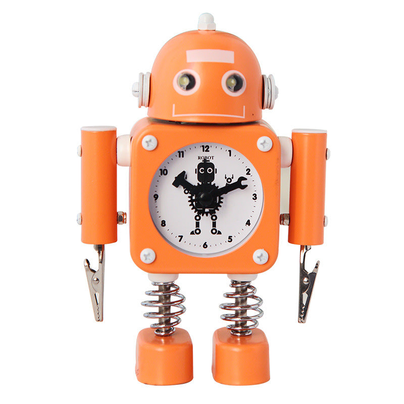 Robot Alarm Clock in Vintage Design Bowlift