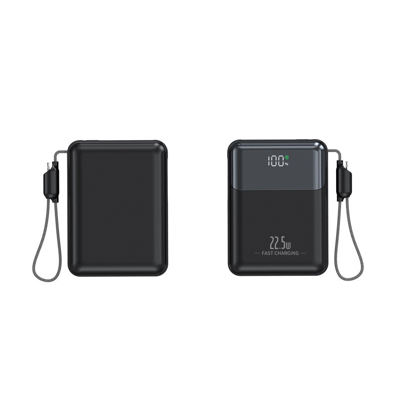 Power bank with high charging efficiency and intelligent LCD display Bowlift