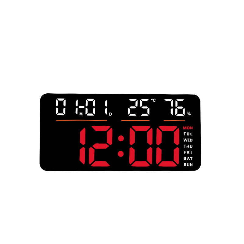 Digital Multifunction Alarm Clock with Temperature and Weather Display Bowlift
