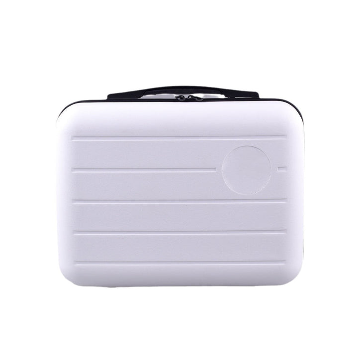 compact hardshell travel carry case with top handle and reinforced ridged shell Bowlift